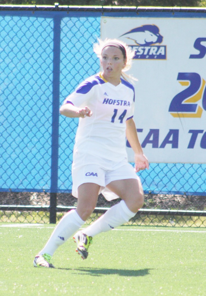 Victoria Mickens/The Chronicle Delaney, a native of Sparta, New Jersey, has registered over 300 minutes and two starts so far in her freshman season. 