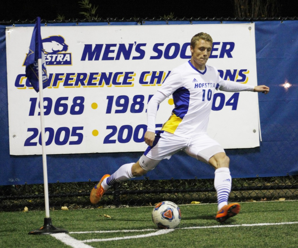 Mike Rudin/The Chronicle Joseph Holland led the Pride to victory over JMU with three shots, one goal and one assist.