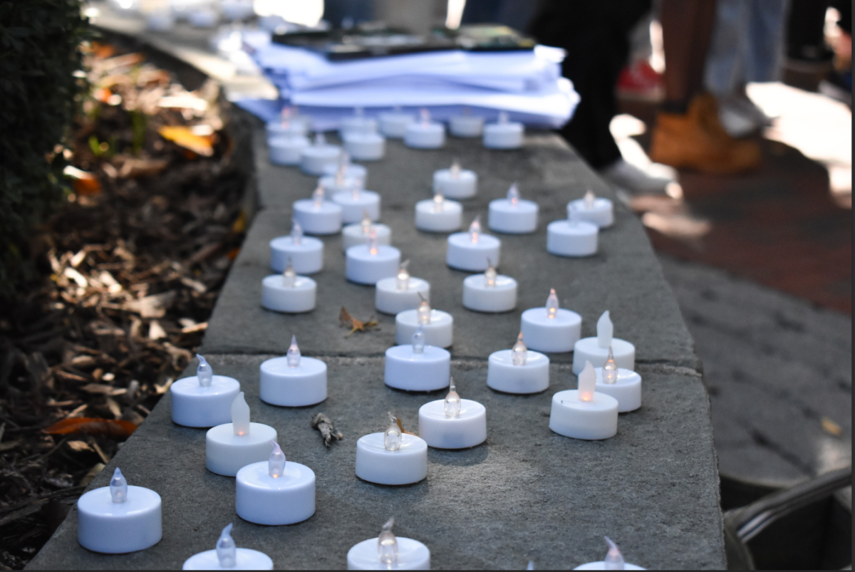 Students gather for vigil for lives lost in Middle East conflicts