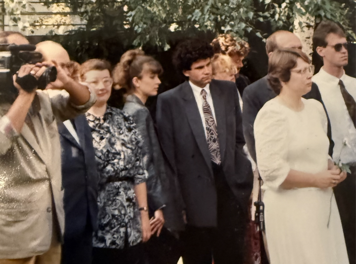 Scott Brinton met his wife of 35 years during his time serving for the Peace Corps in Bulgaria.
